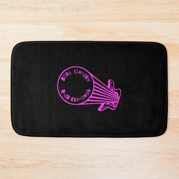 Item preview, Rock Garden Reimagined Punk Font Neon Pink on Black Backstage Pass Middlesbrough designed and sold by Logo-A-GoGo.