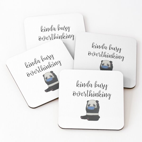 Item preview, kinda busy overthinking panda in a pandemic (pandamic) designed and sold by introvertcafe.