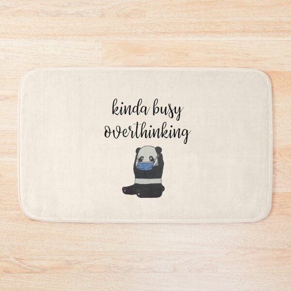 Item preview, kinda busy overthinking panda in a pandemic (pandamic) designed and sold by introvertcafe.