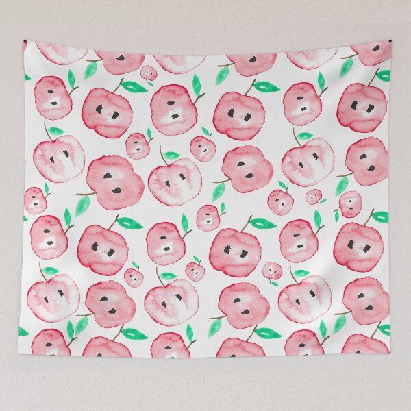 Item preview, Fruity Apples Watercolor pattern designed and sold by KatieDiamondArt.