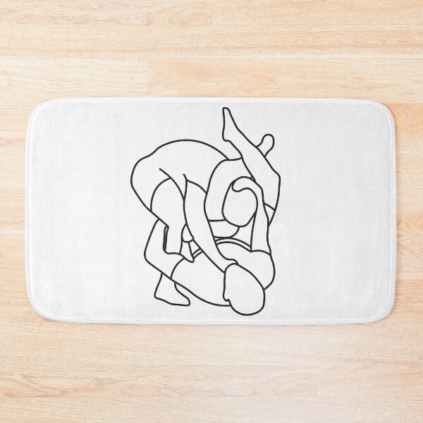 Item preview, BJJ illustration - BJJ Triangle Choke designed and sold by AJ-DesignCo.