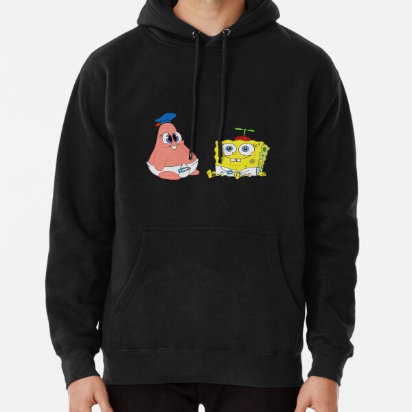 Baby Spongebob and Patrick Pullover Hoodie
