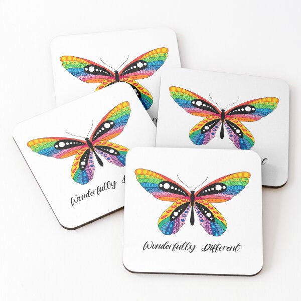 Item preview, "Wonderfully Different" Butterfly designed and sold by followthestray.