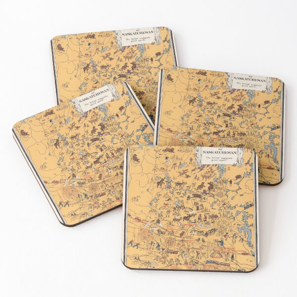 Item preview, 1929 Vintage Map of Saskatchewan designed and sold by Gin  Neko.