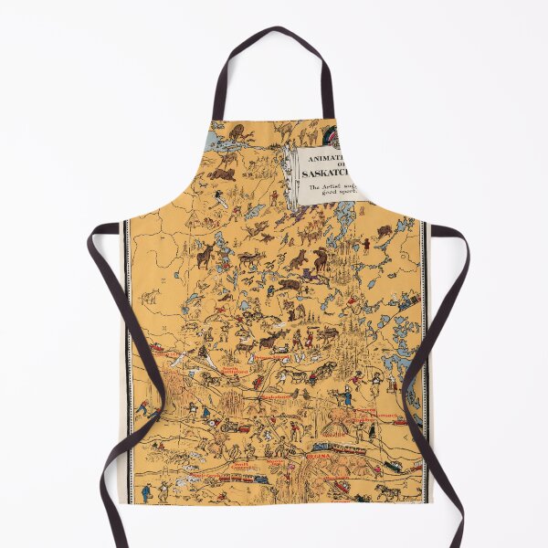 Item preview, 1929 Vintage Map of Saskatchewan designed and sold by Gin Neko.