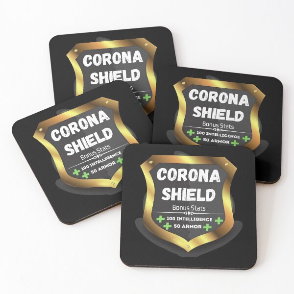 Item preview, Corona Shield Gamer Bonus Stats designed and sold by CeasarBratz.