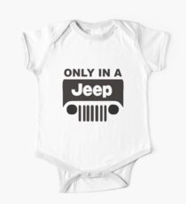 ONLY IN A JEEP 0001 Baby Body Kurzarm