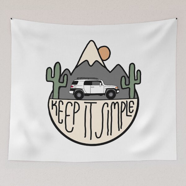 Item preview, Keep it Simple FJ designed and sold by honeybutterfly.