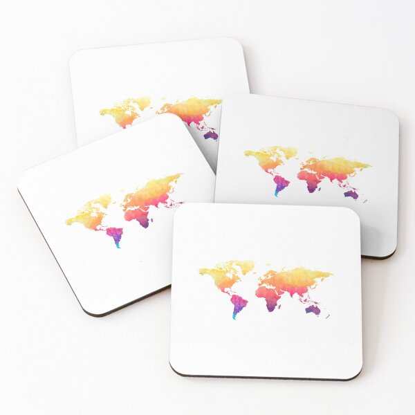 Item preview, world map colorfull designed and sold by AdelDa19.