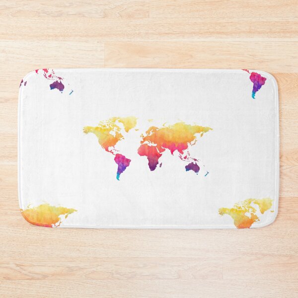 Item preview, world map colorfull designed and sold by AdelDa19.
