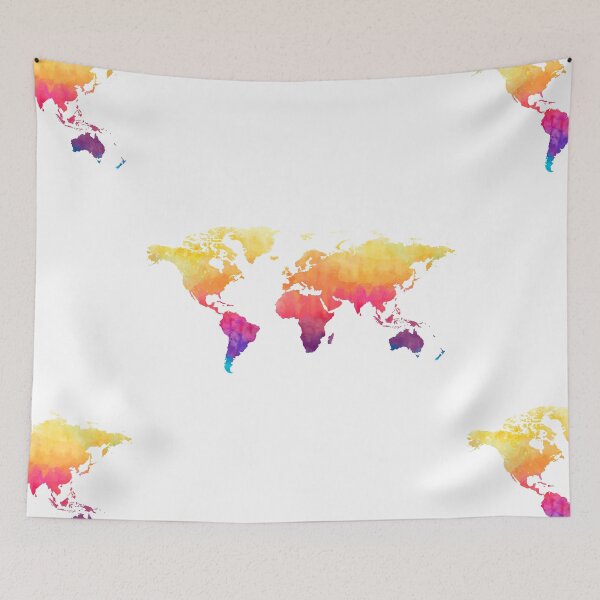 Item preview, world map colorfull designed and sold by AdelDa19.