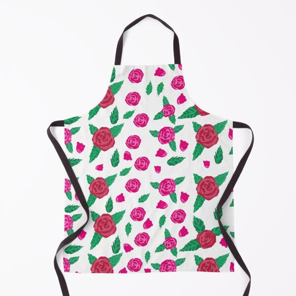 Item preview, Flower Floral red and pink roses Gouache Pattern designed and sold by KatieDiamondArt.