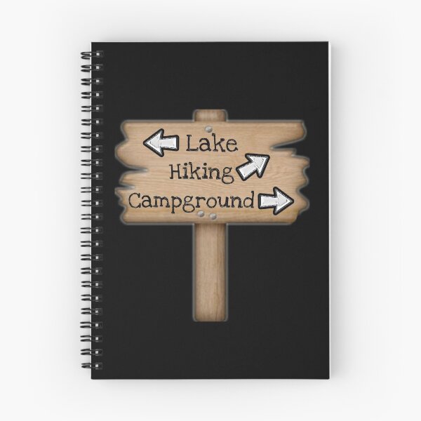 Item preview, Lake Hiking Campground Sign - Boo-da-chay designed and sold by Boo-da-chay.