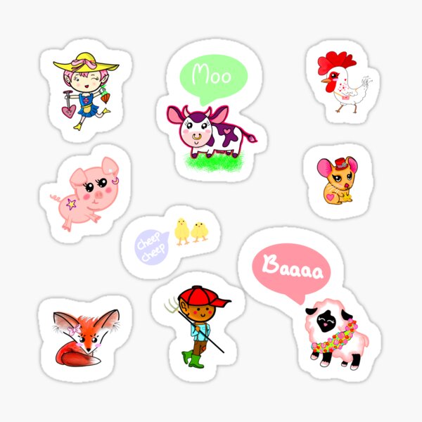 Item preview, On The Farm Cuties designed and sold by MandyRosko.