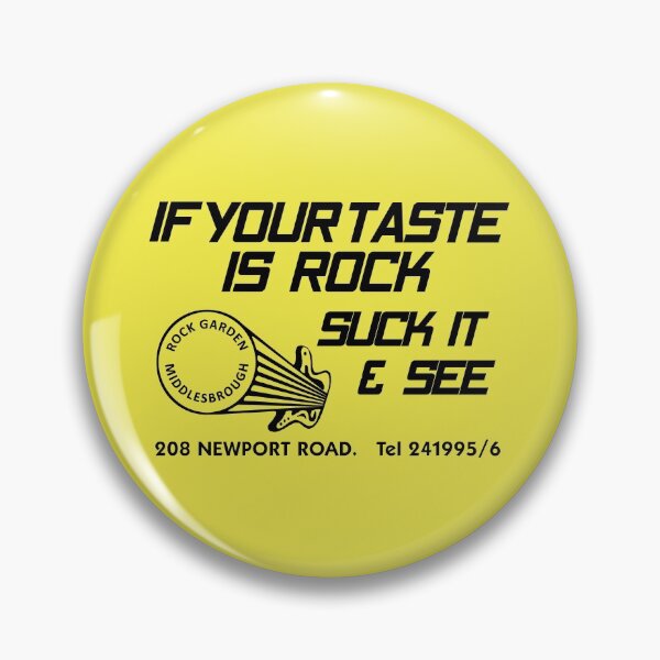 Item preview, Rock Garden Reimagined Taste Is Rock Middlesbrough designed and sold by Logo-A-GoGo.