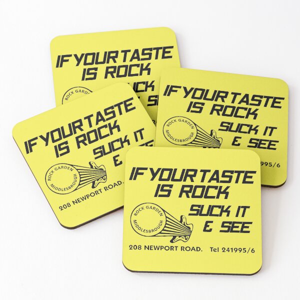 Item preview, Rock Garden Reimagined Taste Is Rock Middlesbrough designed and sold by Logo-A-GoGo.