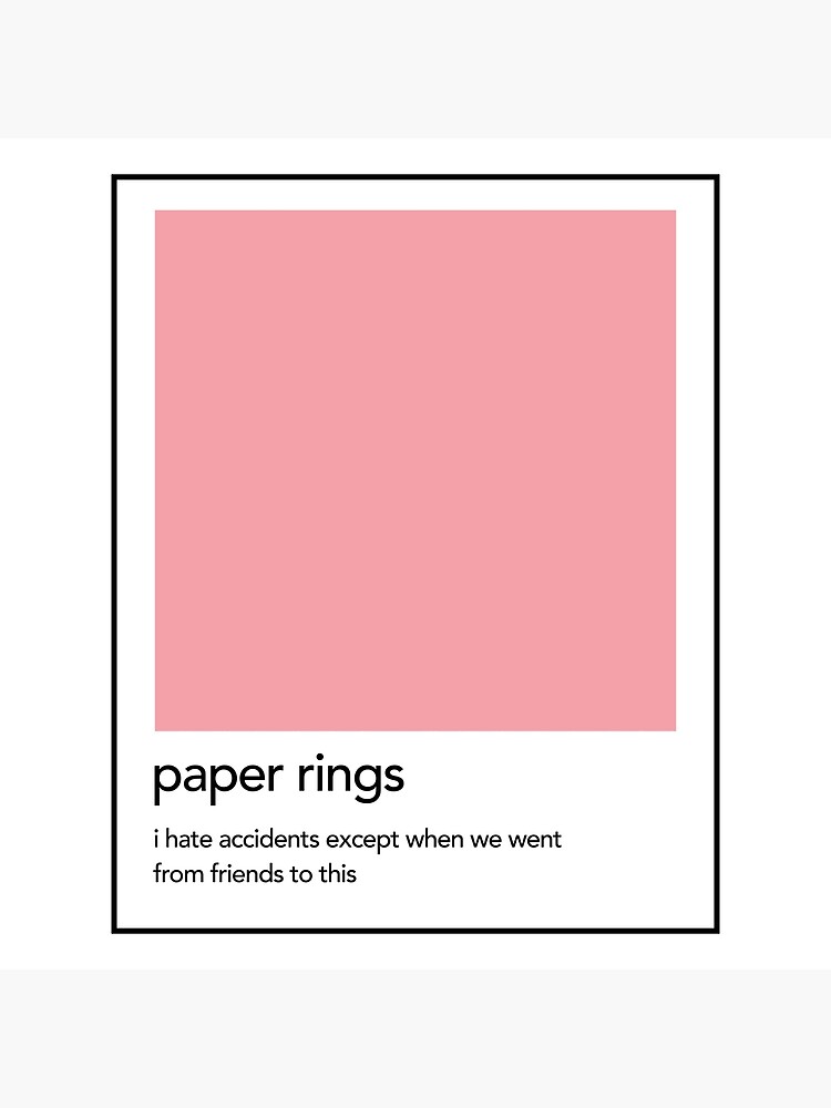 "paper rings pantone" Poster for Sale by kennadonaldson Redbubble