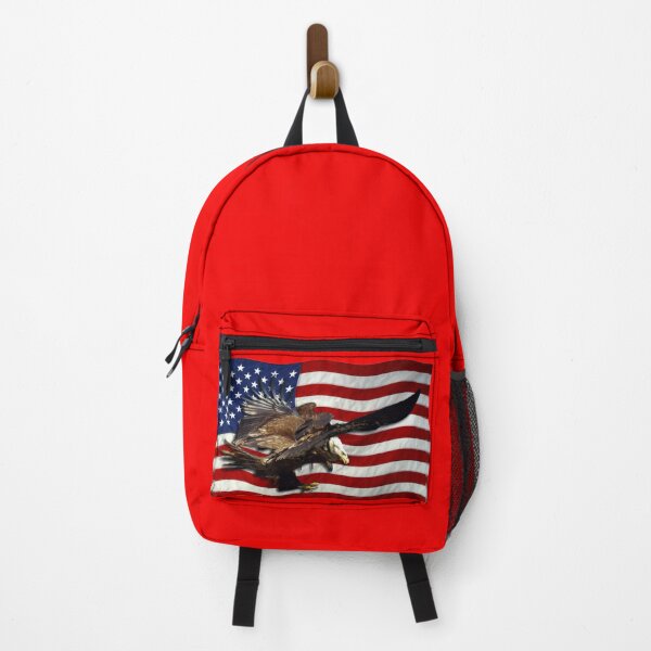 Item preview, US FLAG & Bald Eagles Patriotic Design designed and sold by NaturePrints.