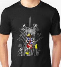 Kingdom Hearts: Game of Hearts Color Slim Fit T-Shirt