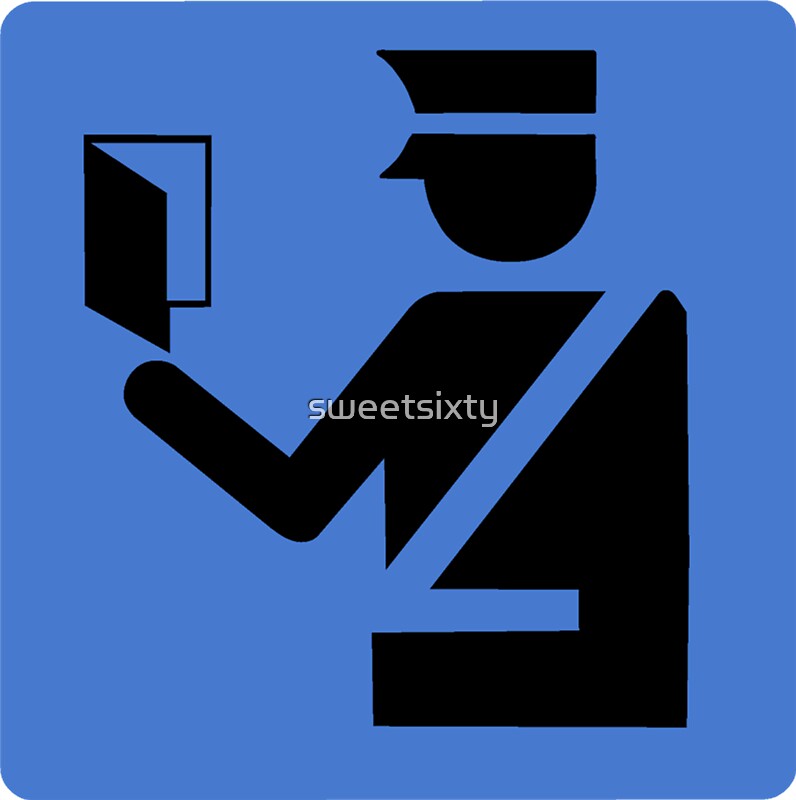 "Immigration Symbol" Stickers by sweetsixty Redbubble
