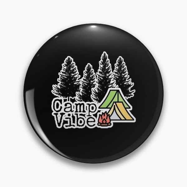 Item preview, Camp Vibe - Camping Tents, Campfire and Trees - Boo-da-chay designed and sold by Boo-da-chay.