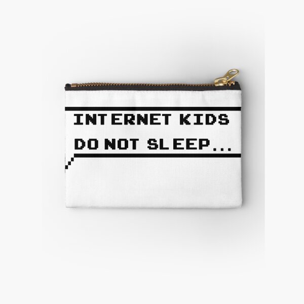 Item preview, Internet kids don't sleep White Pixel Bubble designed and sold by Medmac's Designs.