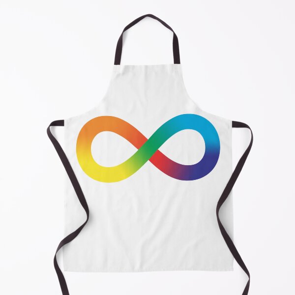 Item preview, Neurodiversity Rainbow Infinity designed and sold by castlepeak.