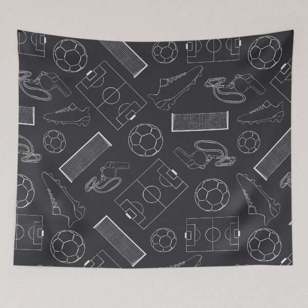 Item preview, Football sketches sport pattern designed and sold by EngineerGoC.