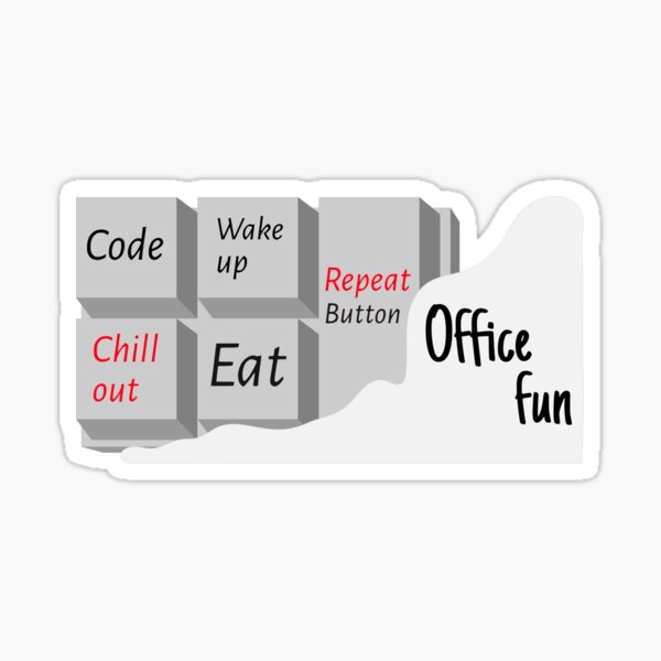 Artikel-Vorschau von Office Fun Tastatur, designt und verkauft von ammybur.