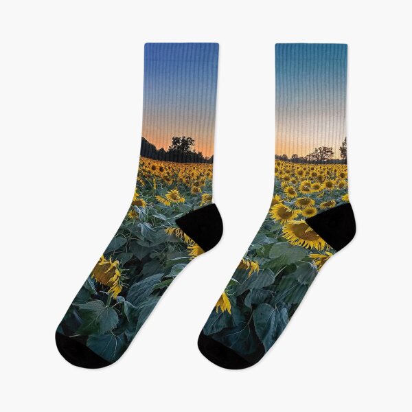 Item preview, Night and Day Sunflower Field designed and sold by ReflectPhoto.