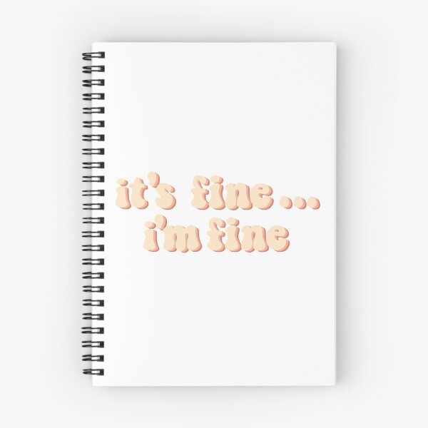 Item preview, It's fine, peach designed and sold by TaylorTravels.