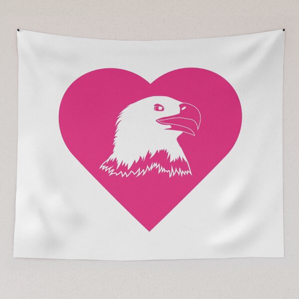 Item preview, Eagle Mascot Cares Pink designed and sold by cmd-art.