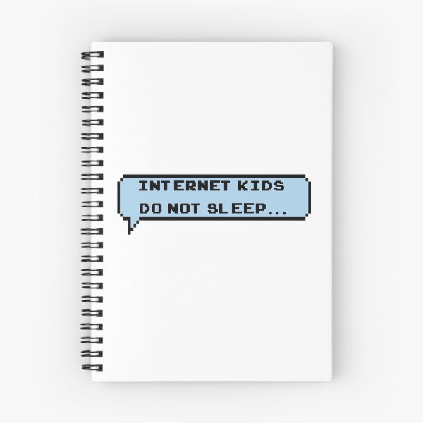 Item preview, Internet kids don't sleep Blue Pixel Bubble designed and sold by Medmac's Designs.