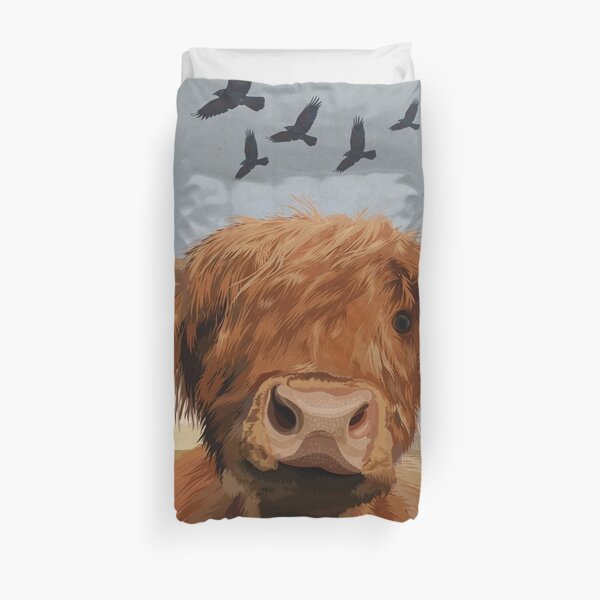Highland cow Duvet Cover