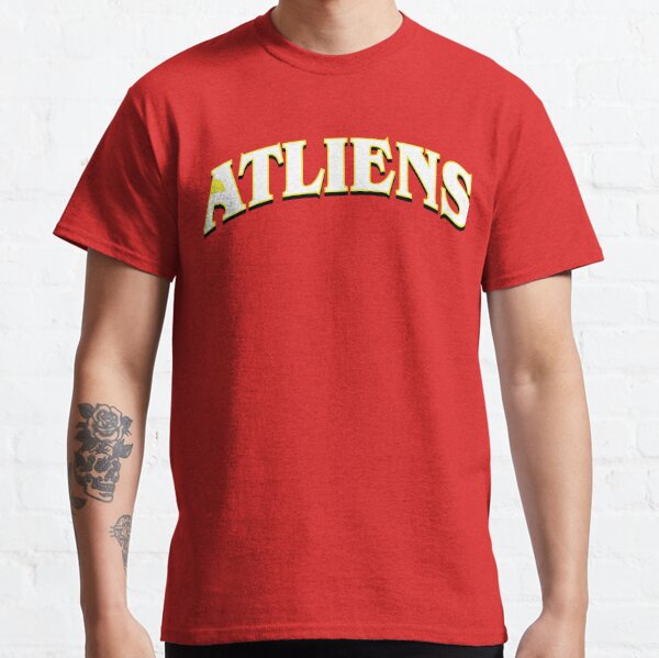 Vintage Hockey - Atlanta Thrashers Blue Thrashers Wordmark print design new T  shirts for mens and womens - Freedomdesign