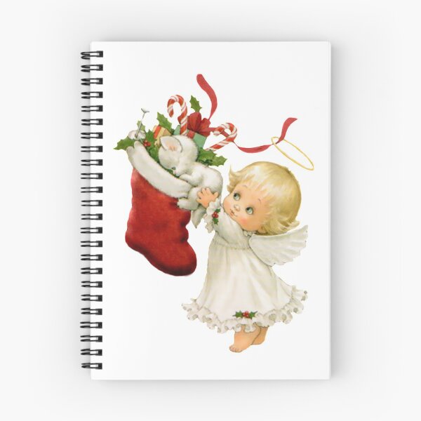 Item preview, Christmas Angel and Kitten designed and sold by WisdomInspired.