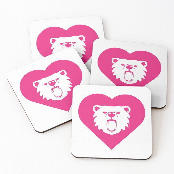Item preview, Bear Mascot Cares Pink designed and sold by cmd-art.