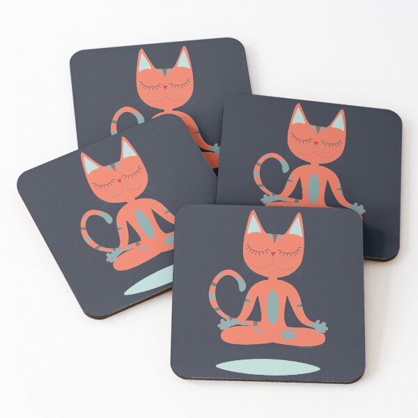 Item preview, Zen cat designed and sold by uncutcreations.