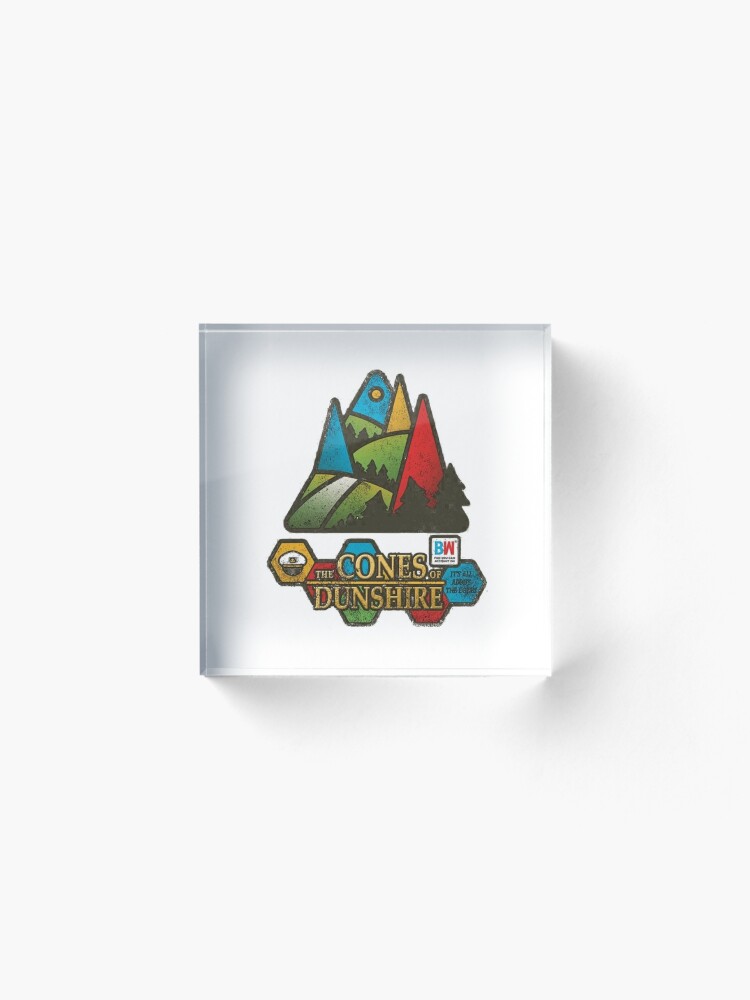 Alternate view of The Cones of Dunshire Acrylic Block