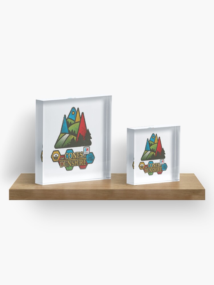 Alternate view of The Cones of Dunshire Acrylic Block