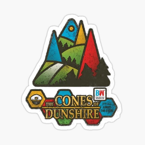The Cones of Dunshire Sticker