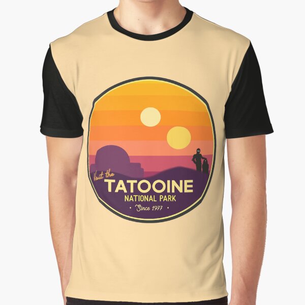 Vista previa del artículo con la obra «Visita Tatooine», diseñado y vendido por emma k..