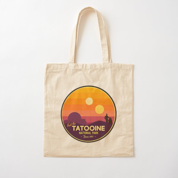 Visit Tatooine Cotton Tote Bag