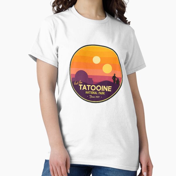 Vista previa del artículo con la obra «Visita Tatooine», diseñado y vendido por emma k..