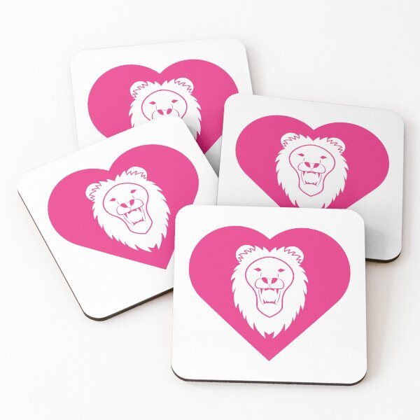 Item preview, Lion Mascot Cares Pink designed and sold by cmd-art.