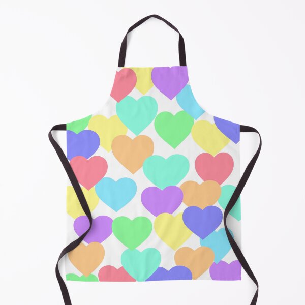 Item preview, pastel rainbow hearts designed and sold by KaylaH22.