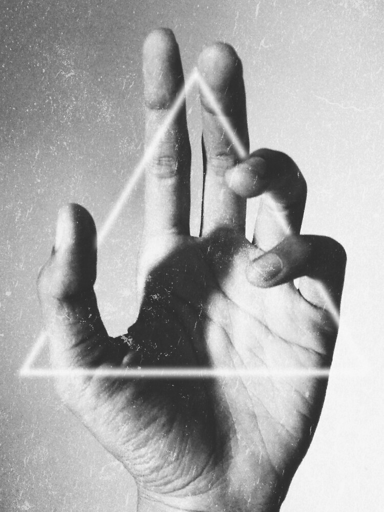 hand + triangle by sublimenation