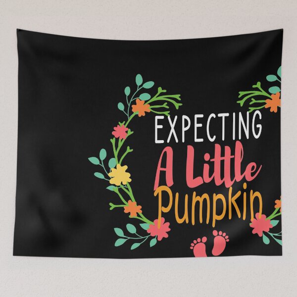 Item preview, Expecting A Little Pumpkin / Maternity , Pumpkin Maternity for halloween, Funny Maternity , Halloween Maternity , Pregnancy Announcement / women gift floral style idea design designed and sold by Chamssou.