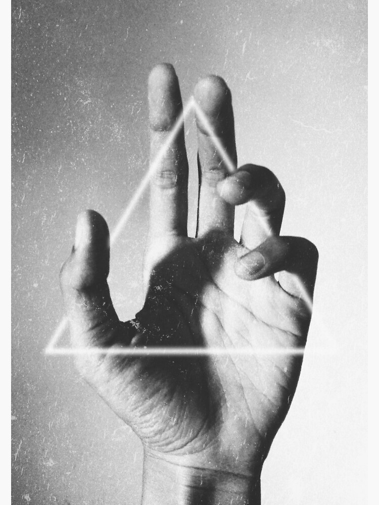 hand + triangle by sublimenation