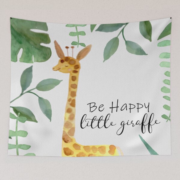 Item preview, Be Happy Little Giraffe designed and sold by Harpley Design Studio.